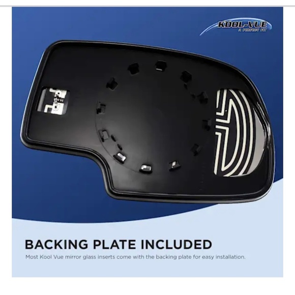 Kool-VUE 2000-2005 Chevy Silverado 1500 SL Replacement Mirror for Driver Side - Picture 7 of 8